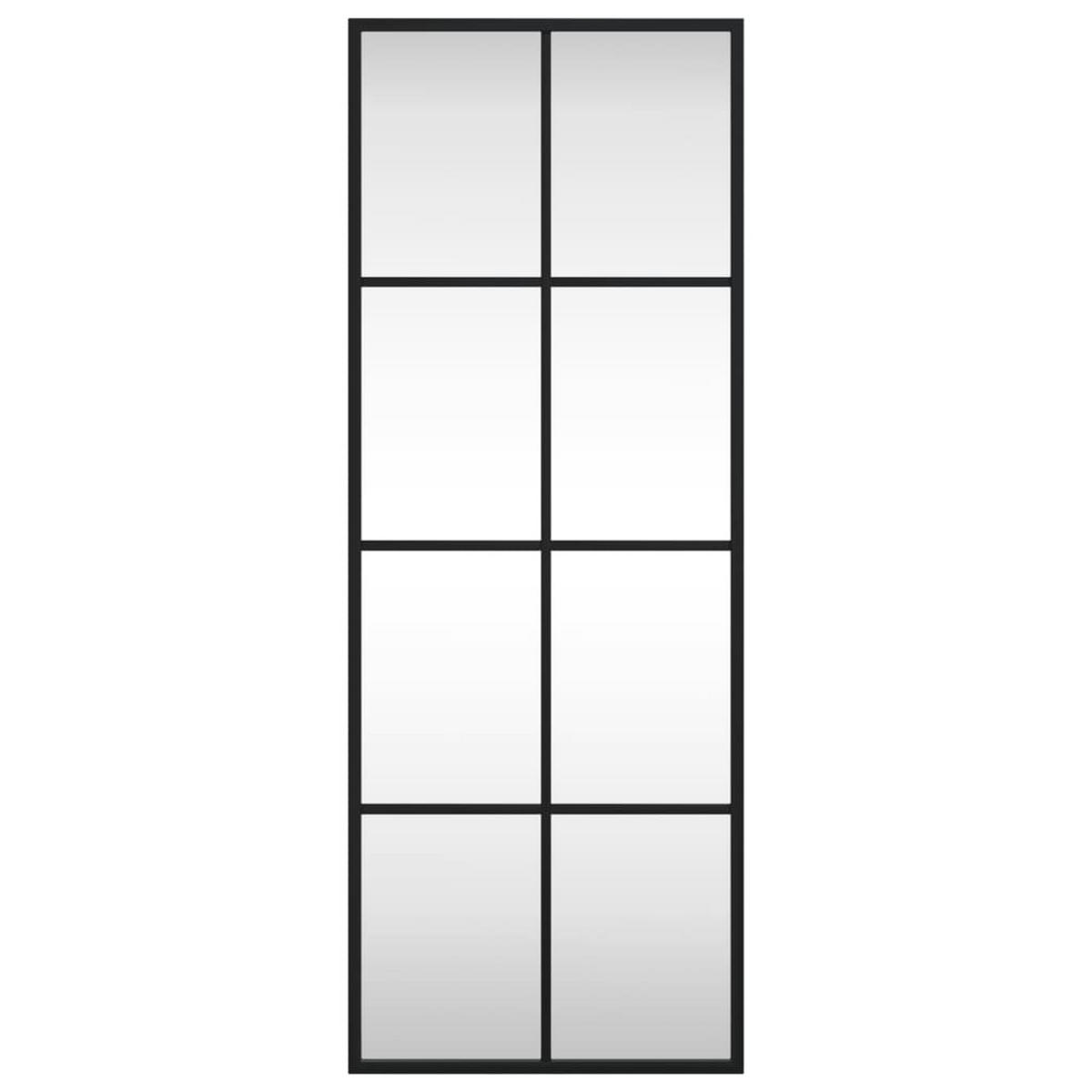 WANDSPIEGEL Schwarz 30x80 cm Rechteckig Eisen - Schwarz, Metall (30/80/80cm) - furnicato