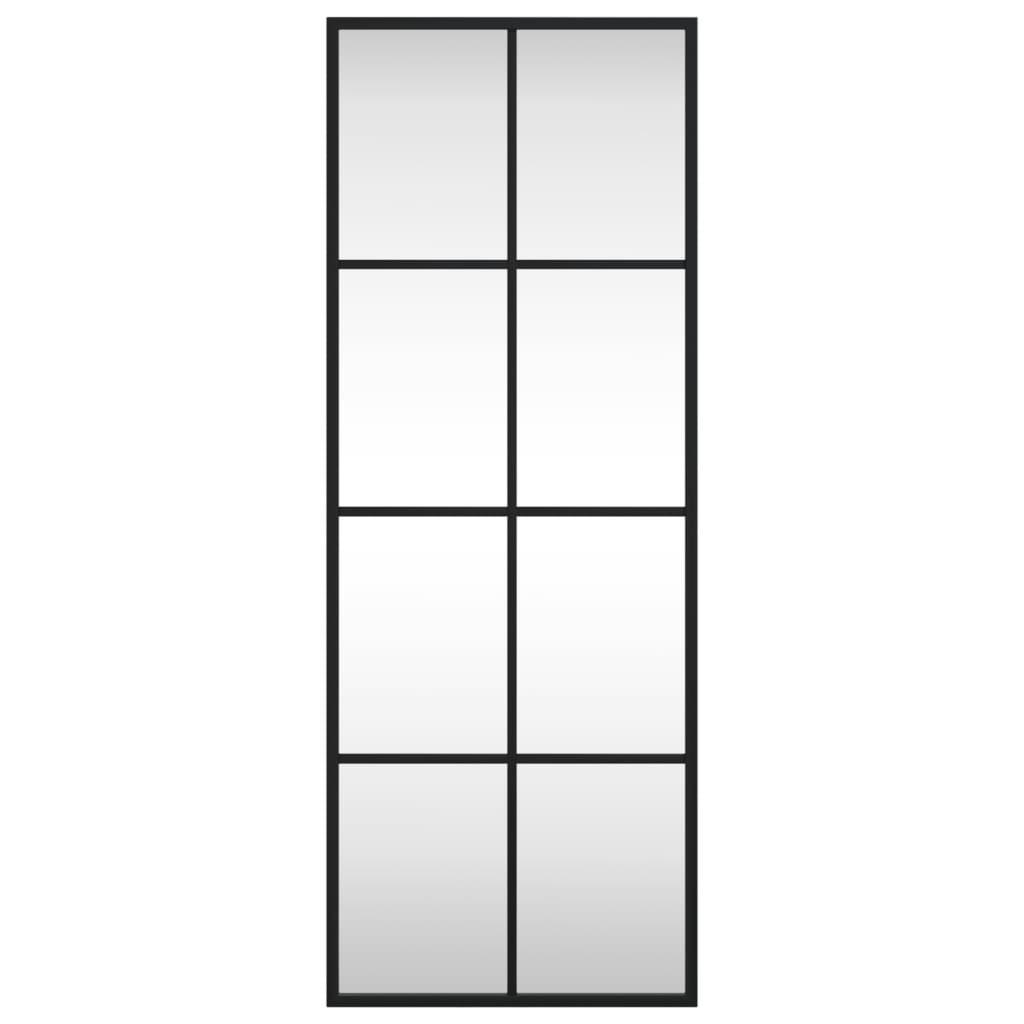 Thumbnail - furnicato Wandspiegel, Schwarz, Metall, 30x80x80 cm, Spiegel, Wandspiegel