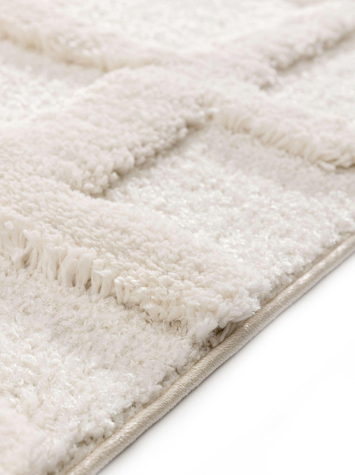 HOCHFLORTEPPICH Tibo Cream 120x170 cm - Creme, Textil (120/170cm) - benuta Pop