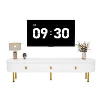 TV-ELEMENT mit 3 Schubladen 174 cm MDF Weiß - Weiß, Holzwerkstoff (35/41/174cm) - Beauniv