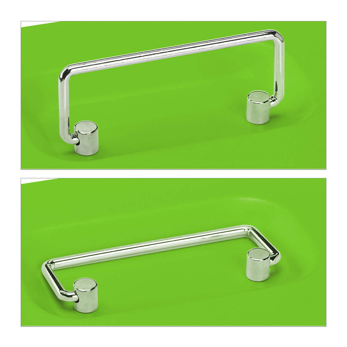 POKLADNA - zelená barva, kov/plast (20/8.5/17cm) - Relaxdays