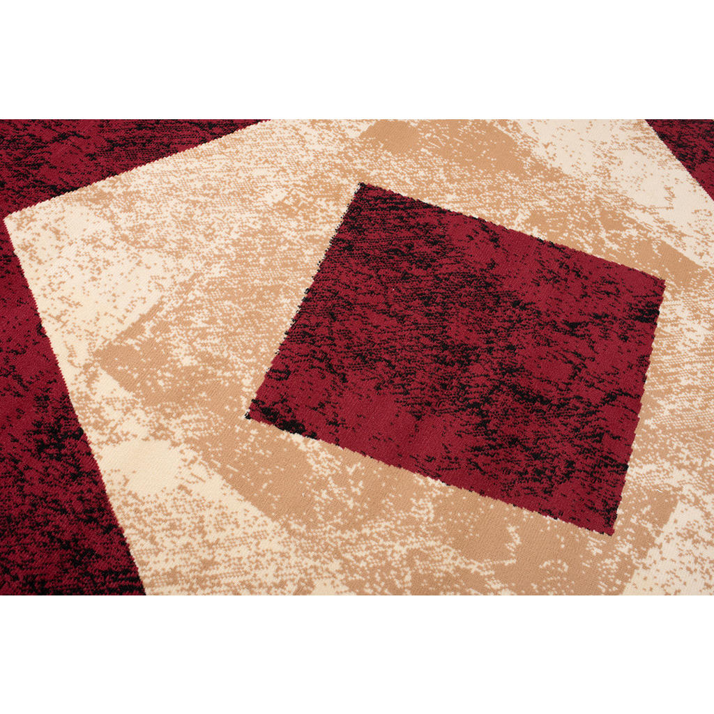 Thumbnail - Tapiso Teppich, Rot, Creme, Textil, 250x300 cm, in verschiedenen Größen erhältlich, pflegeleicht, Teppiche & Böden, Tepp...