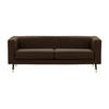 DREISITZER SOFA Slender-Baku 12 - Mokka, Holz/Textil (201/71/83cm) - SLF24