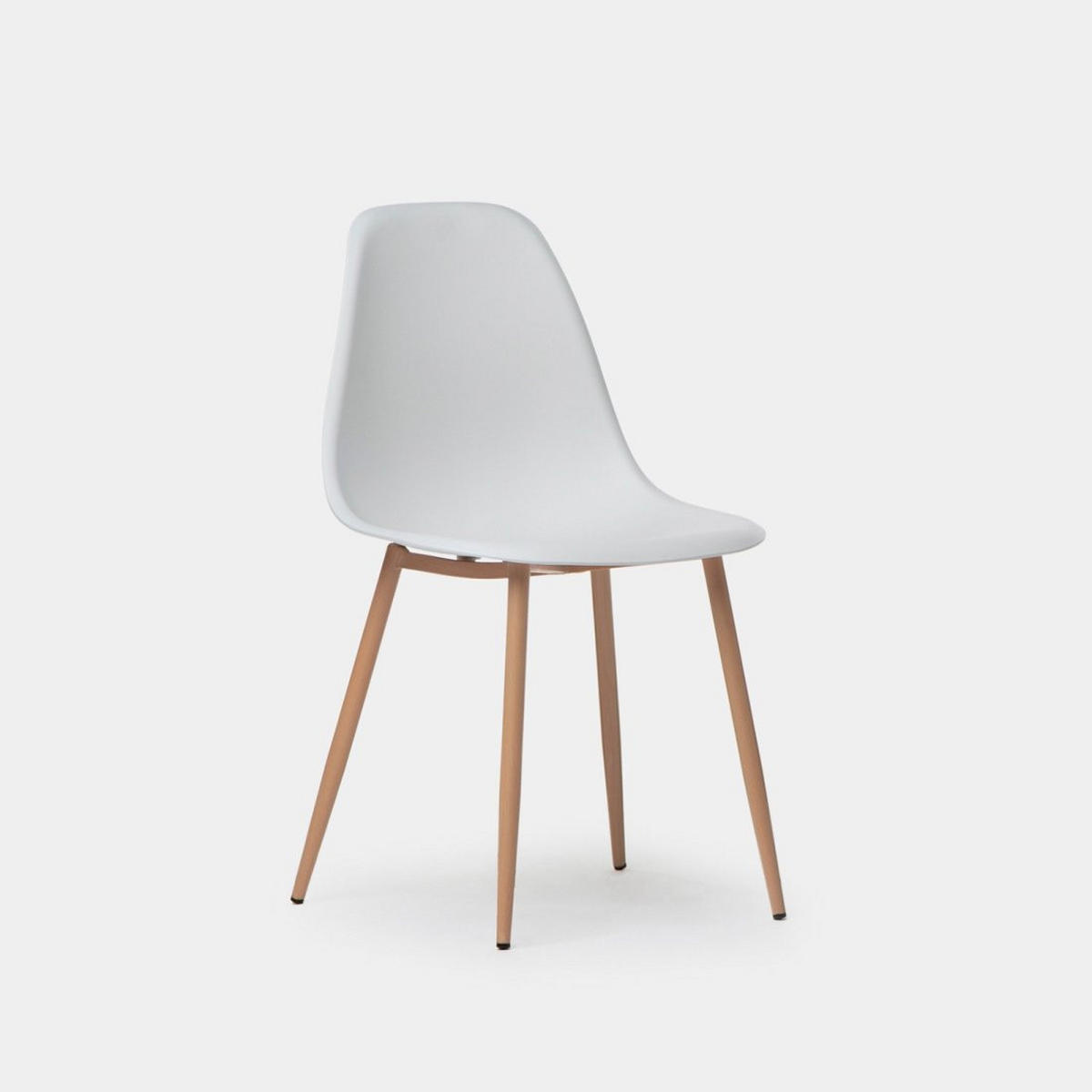 STUHL FÜR DRAUSSEN Nina Weiß 45 cm x 80 cm - Weiß, Kunststoff (45/80/53cm)