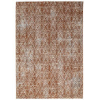 KURZFLORTEPPICH CROAL, Chevron, Natur-Terrakotta, 160 x 230 cm - Beige, Textil (160/230cm) - KADIMA DESIGN