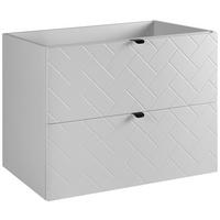 WASCHBECKUNTERSCHRANK TREND Weiß matt 80/46/60 cm - Weiß, Holzwerkstoff (80/60.7/46cm) - Rodan