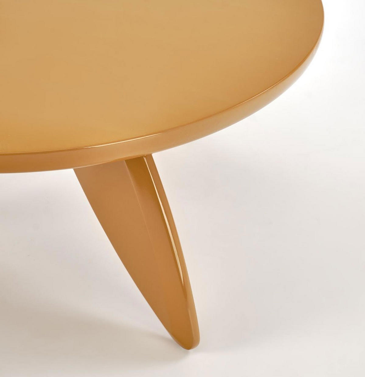 COUCHTISCH Soraya Senfgelb Hochglanz 80 / 80 / 36cm - Gelb, Holz/Holzwerkstoff (80/80/36cm) - Feldmann-Wohnen