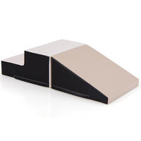 SOFTBAUSTEINE Grau (2er-Set) - Grau, Kunststoff (50/25/100cm) - COSTWAY