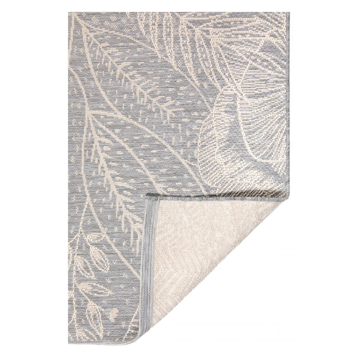 OUTDOOR-TEPPICH Mareva perlweiß 160 x 230 cm - Hellgrau, Textil (160/230cm) - Vivaraise