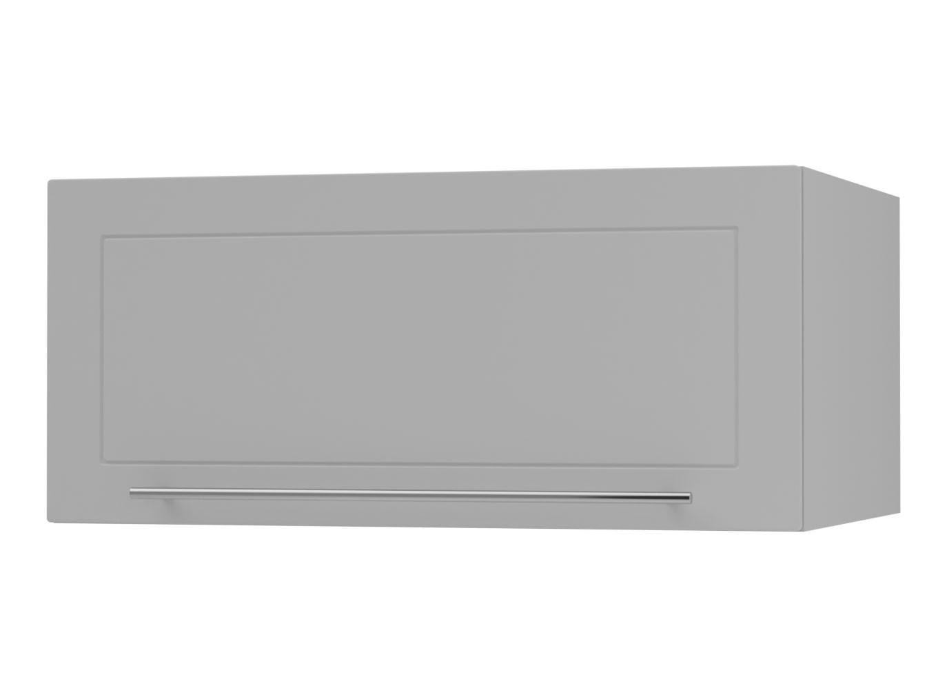 KLAPPHÄNGESCHRANK Kvantum W6B/80 Dust Grey Matt / Grau Matt 80 / 59 / 36cm - Grau, Holz/Holzwerkstoff (80/36/59cm) - Feldmann-Wohnen