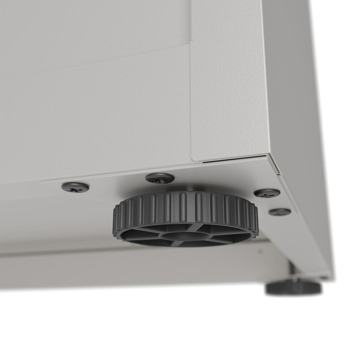 METALLSCHRANK 180/80/40 cm weiß abschließbar - Weiß, Metall (80/180/40cm) - Juskys