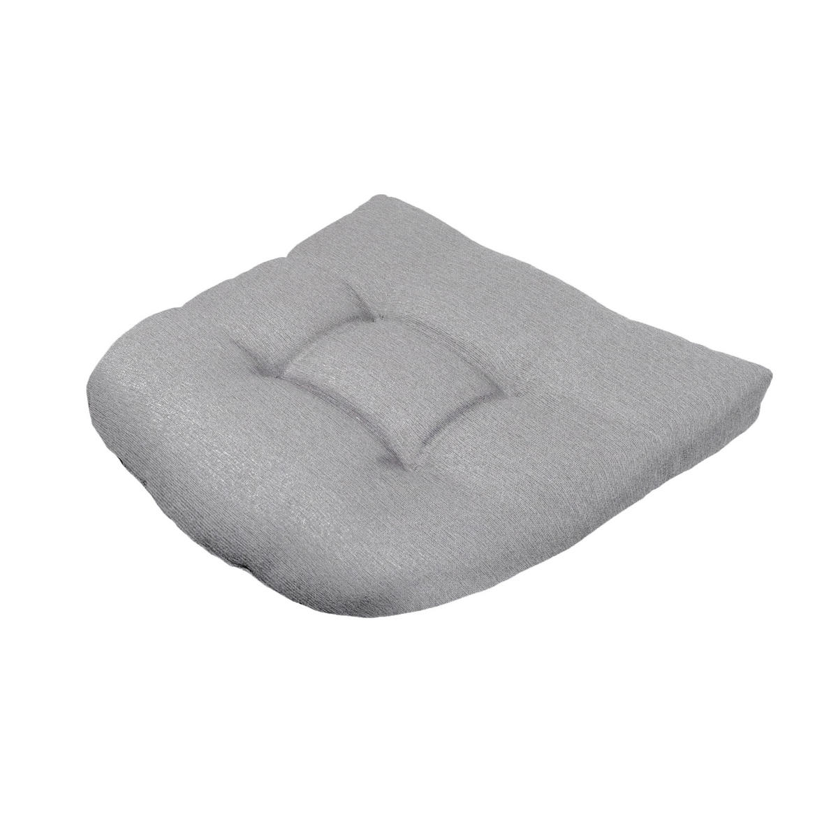 SITZKISSEN Napels - Grau - 46/46/6 cm - 4er-Set - Grau, Textil (46/6/46cm) - Madison