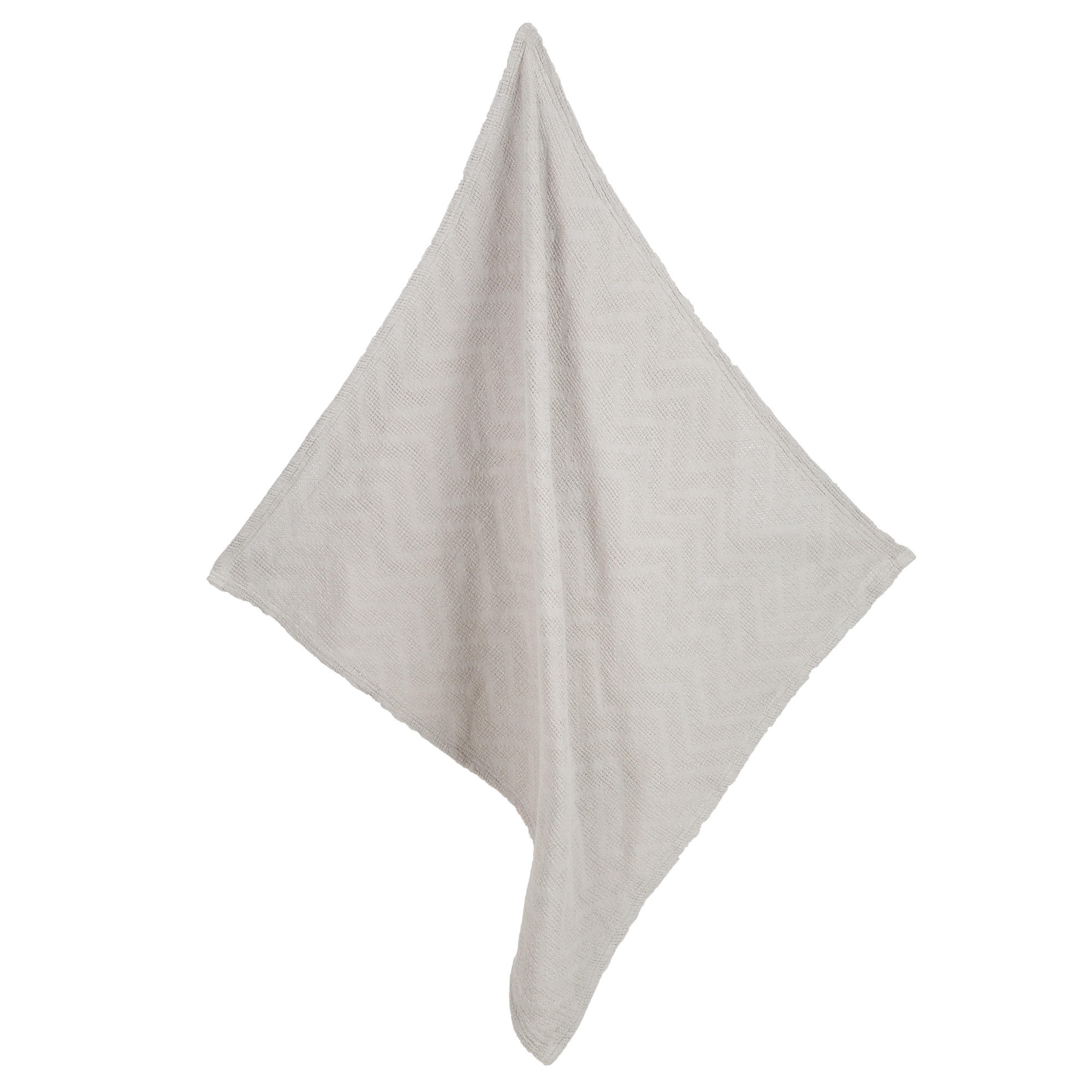 DECKE IN STRICKOPTIK 80 x 80 cm Lil Planet grau - Hellgrau, Textil (80/80cm) - Roba