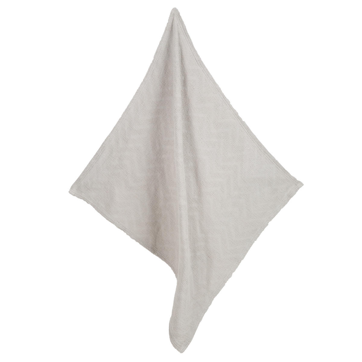 DECKE IN STRICKOPTIK 80 x 80 cm Lil Planet grau - Hellgrau, Textil (80/80cm) - Roba