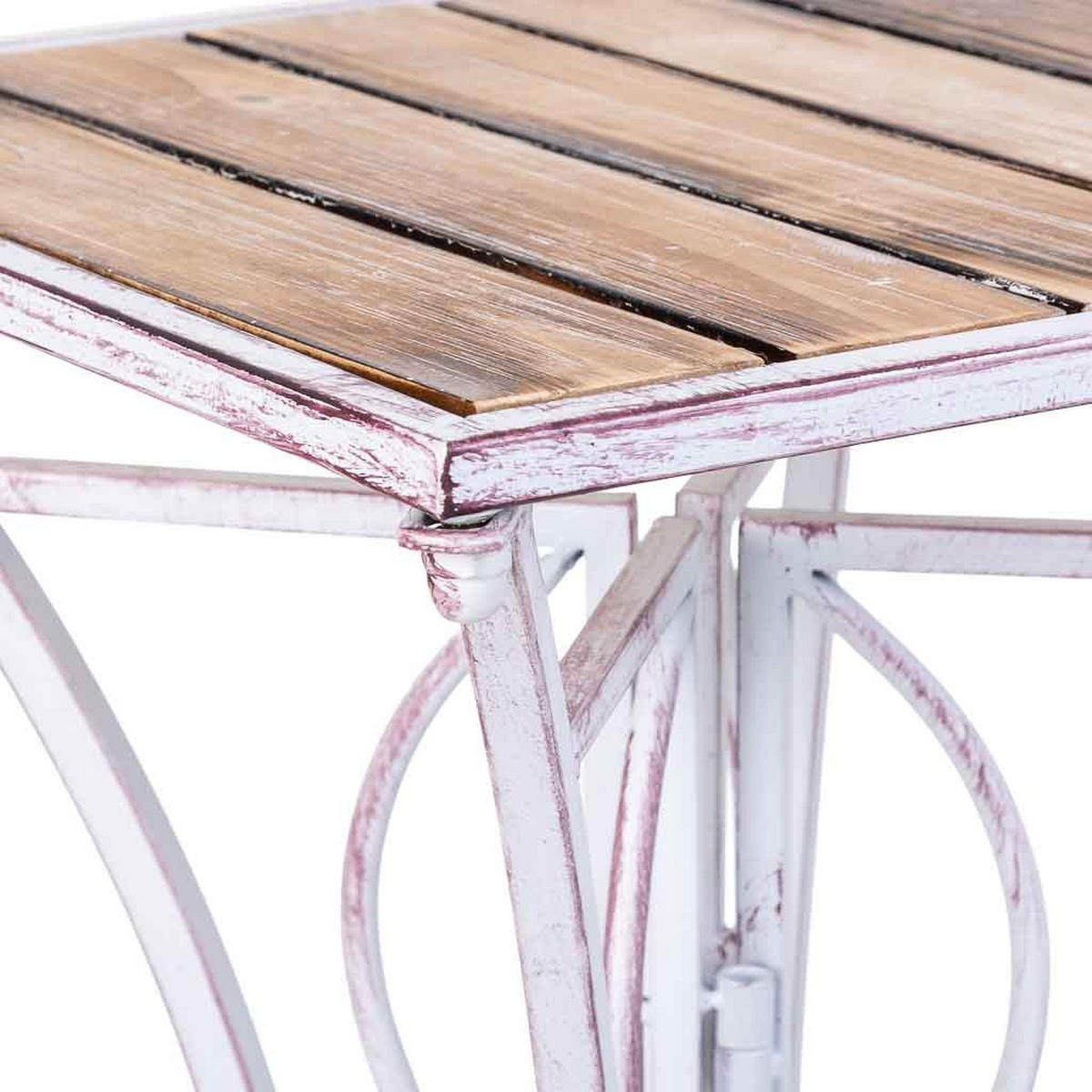 TISCH, grau, 35x70cm - Grau, Holz (35/35/70cm) - Wanderlust