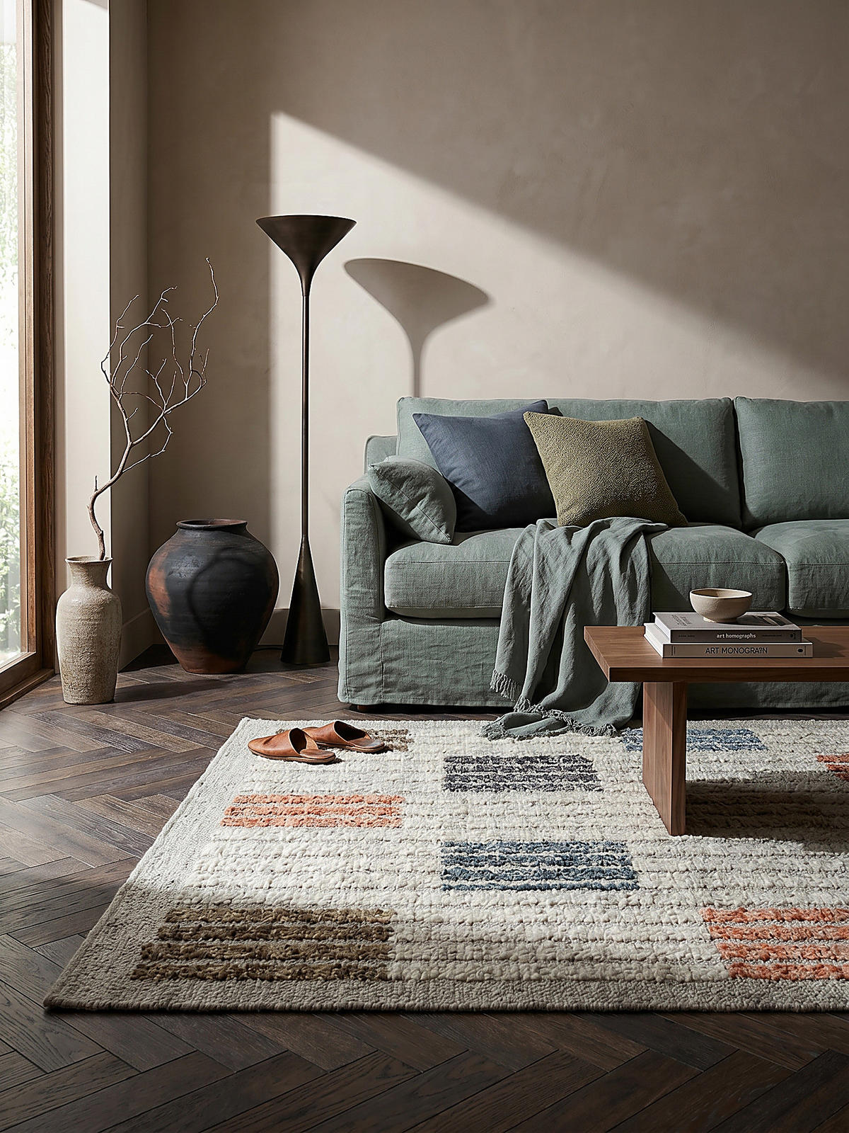 WOLLTEPPICH ALDER, geometrisch, Bunt, 140 x 200 cm - Multicolor, Textil (200/140cm) - KADIMA DESIGN