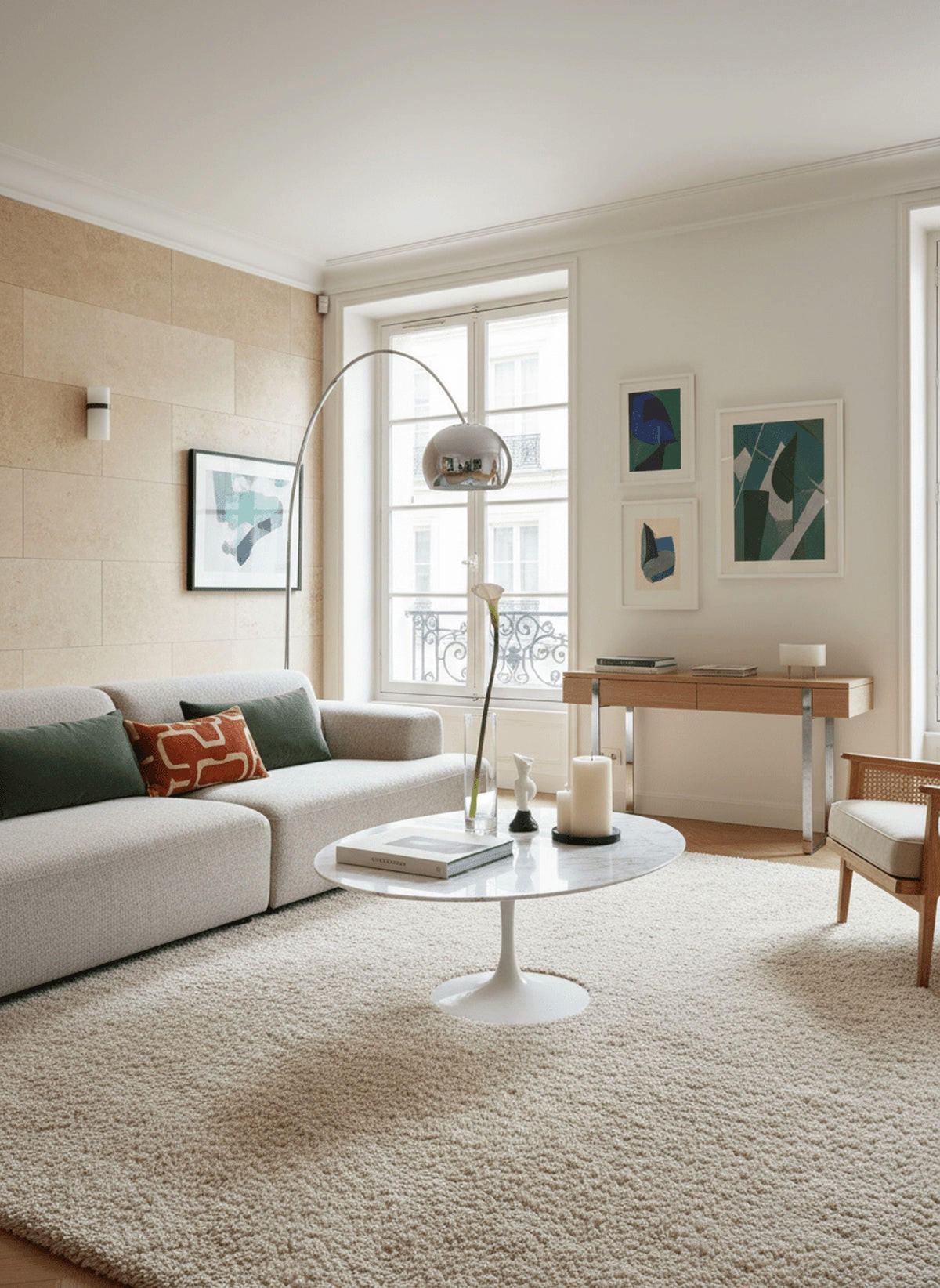 TEPPICH, Weicher und dicker beige - Beige, Textil (140/200cm) - AFK Living