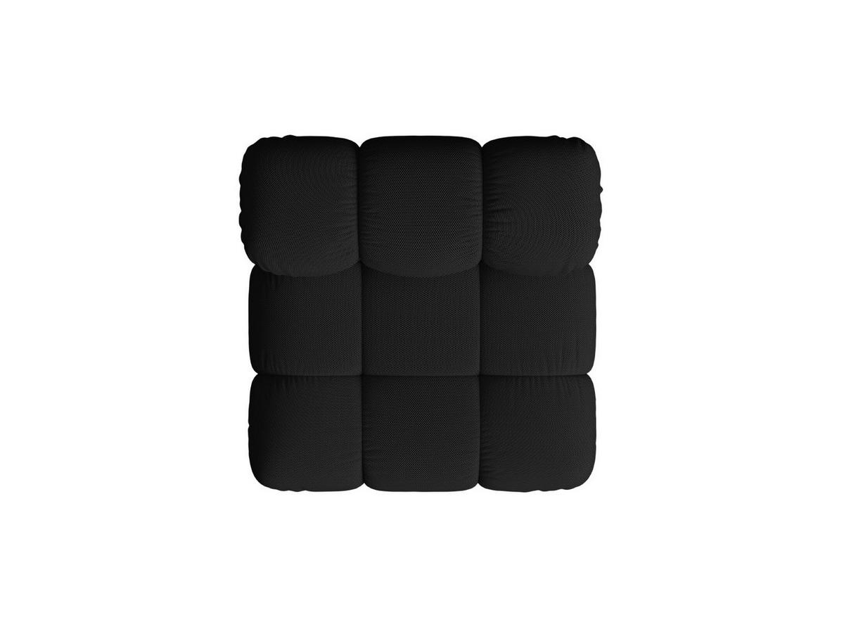 MODUL Bellis aus 3D-Stoff schwarz - Schwarz, Textil (94/70/94cm) - Micadoni