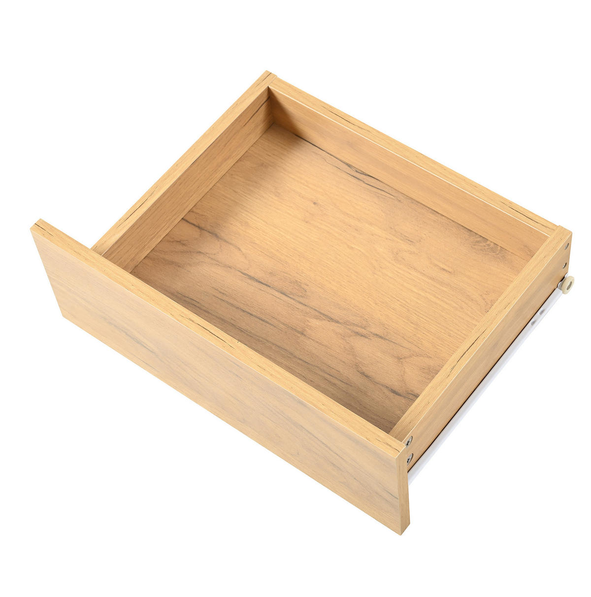 LOWBOARD 171.5/35/47 cm in Weiß/Holzfarbe aus MDF mit 3 Türen und 3 Schubladen - Weiß, Holzwerkstoff (35/47/171.5cm) - OKMYHOME