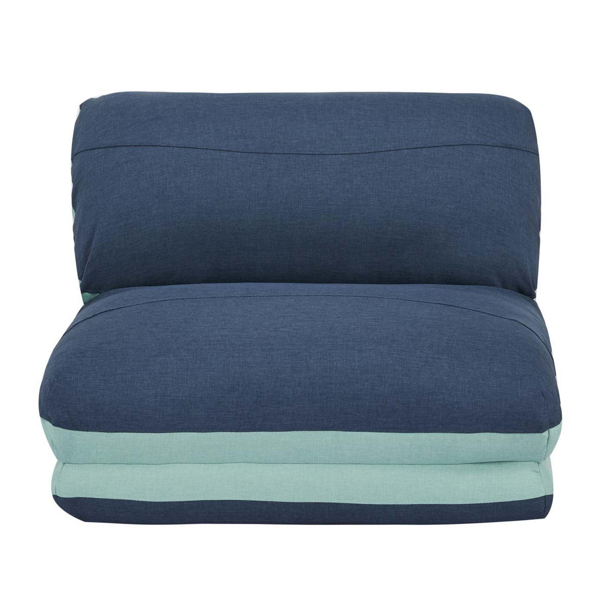 SCHLAFSESSEL Hellblau, Blau - Blau/Hellblau, Textil (75/60/75cm) - MCW