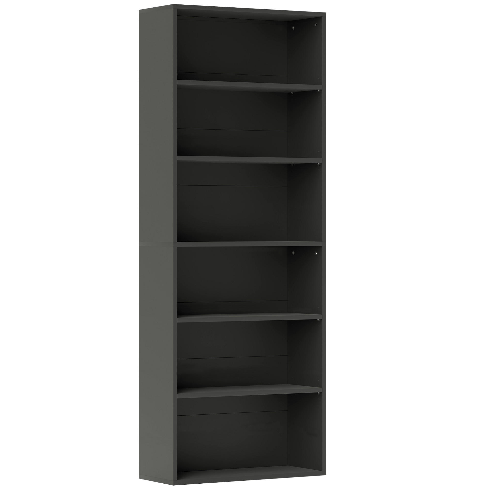 BÜCHERREGAL 60/24/158,5 cm Schwarz - Brombeere, Karton (60/158.5/24cm)