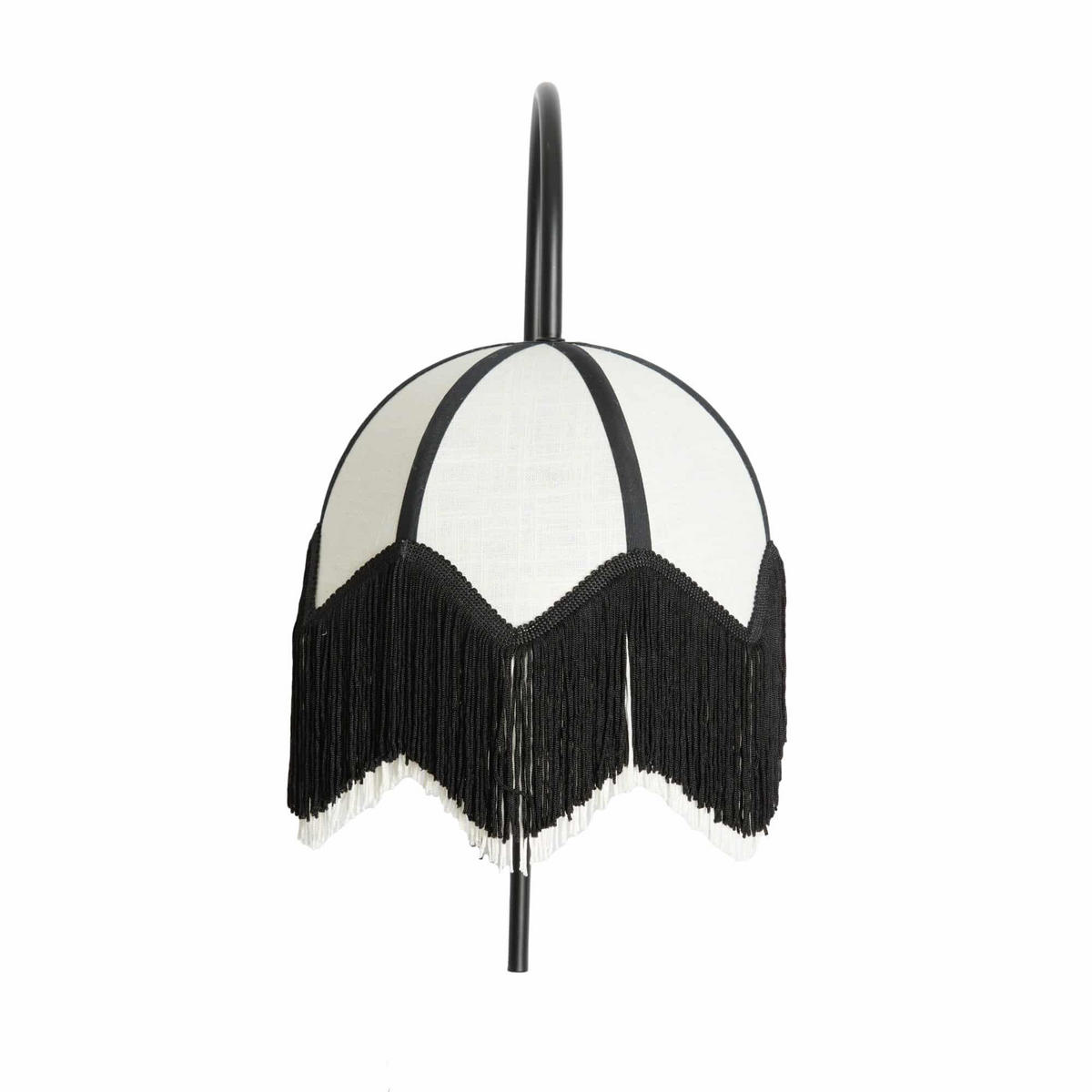 WANDLEUCHTE Sulina Weiß 33/25/47 cm - Weiß, Textil (25/47/33cm) - Light & Living