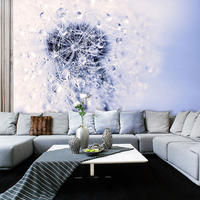 VLIESTAPETE Blau 400/280 cm - Blau/Pink, Textil (400/1cm) - KUNSTLOFT
