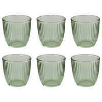 TRINKGLÄSER (6er Set) Linee 290 ml - Grün, Glas (0.29L) - Butlers