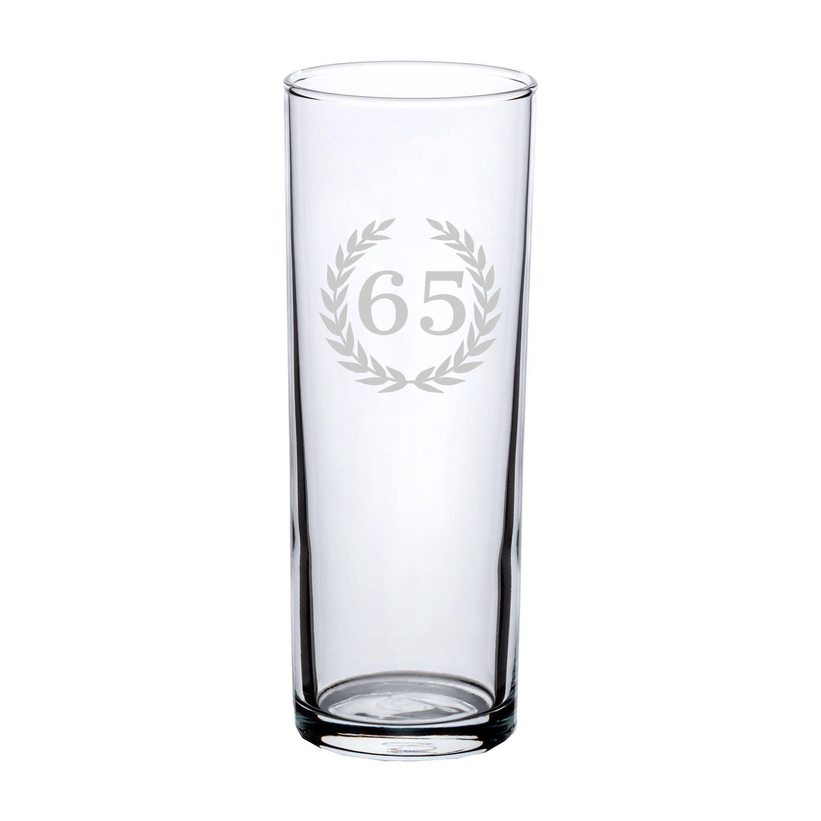 KÖLSCHGLAS KÖLNER STANGE MIT GRAVUR 65. Jubiläum transparent 0,2 Liter - Transparent, Glas (0.2L) - LUXENTU
