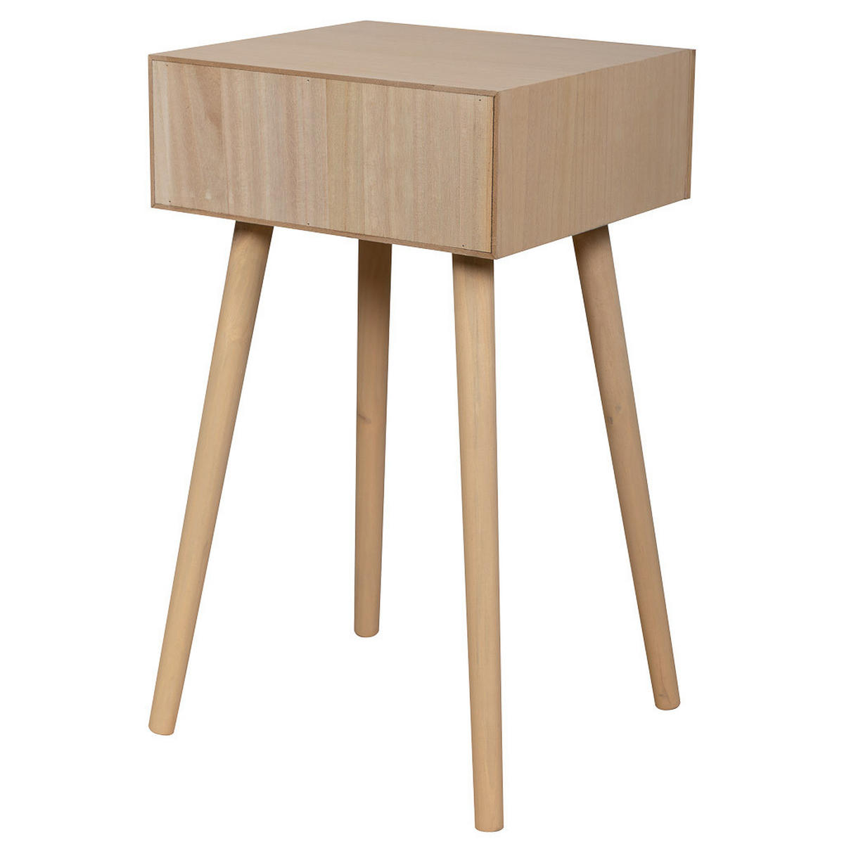 NACHTTISCH aus Holz und Gitter, braun, 40x36x70cm - Braun, Holz (40/70/36cm) - Wanderlust