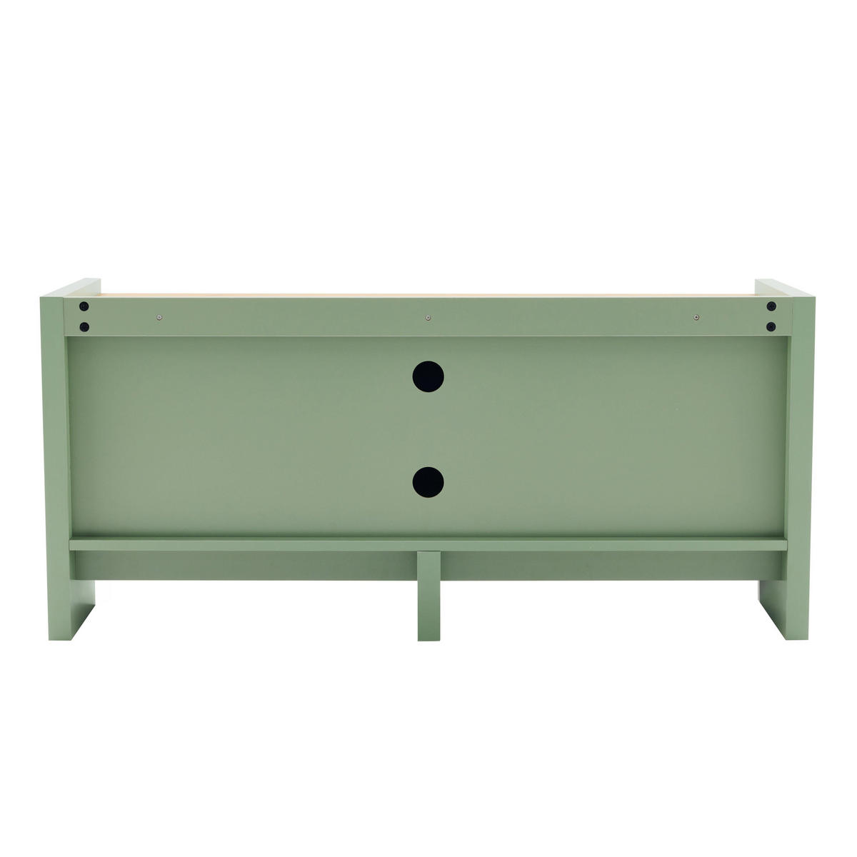 TV-SCHRANK 120 cm, Grün - Grün, Holz (40/55/120cm) - Oviala