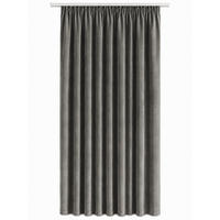 VORHANG Kräuselband Samt 140/145 cm taupe - Taupe, Textil (140/145cm) - TiborTex