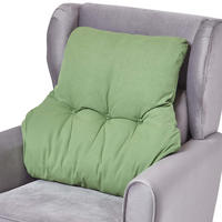 RÜCKENKISSEN grün 68/58 cm – Stützkissen für Sessel, Baumwolle - Grün, Textil (68/15cm) - Homescapes