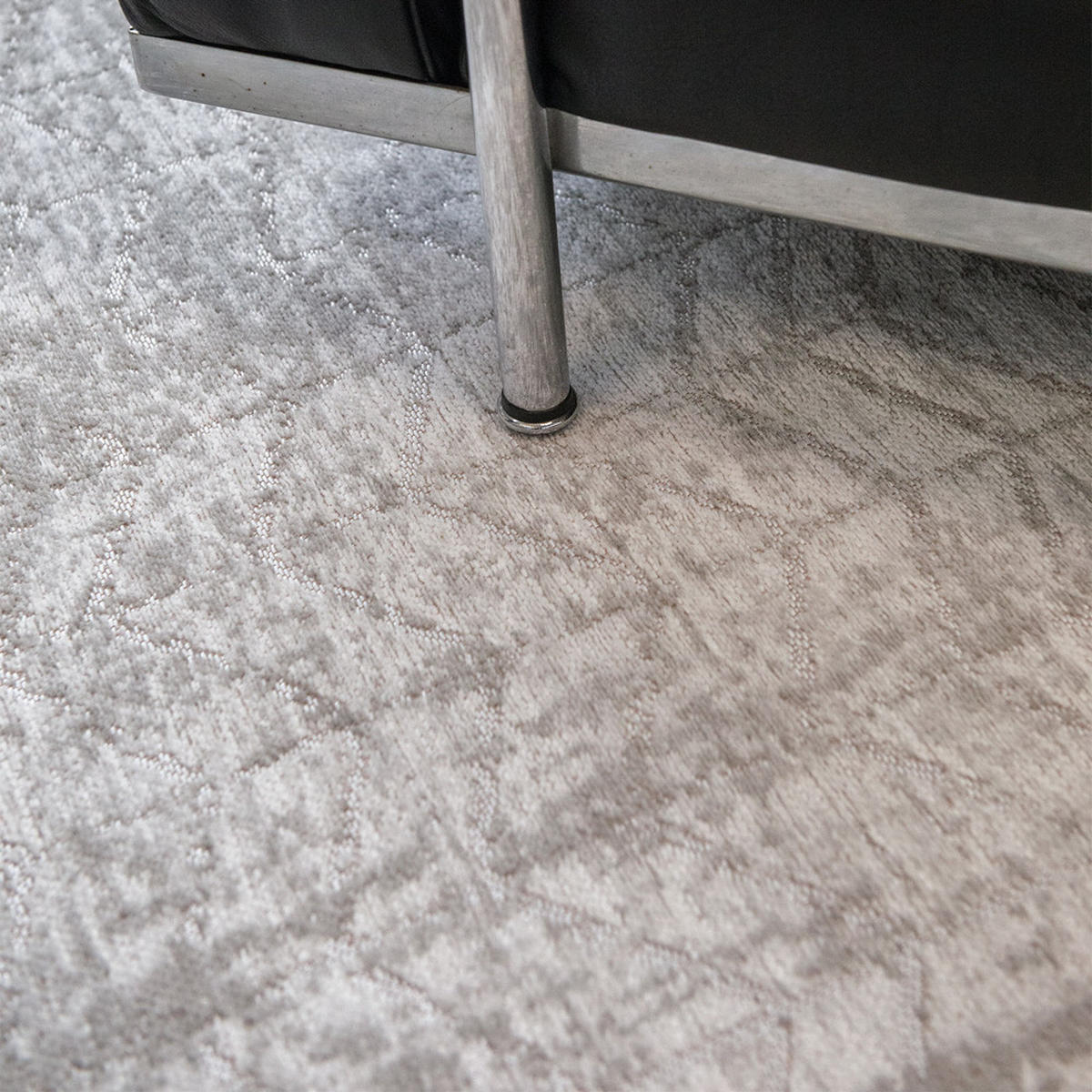 TEPPICH White Plains Mad Men 140/200 cm - Grau, Textil (140/200cm) - Louis De Poortere