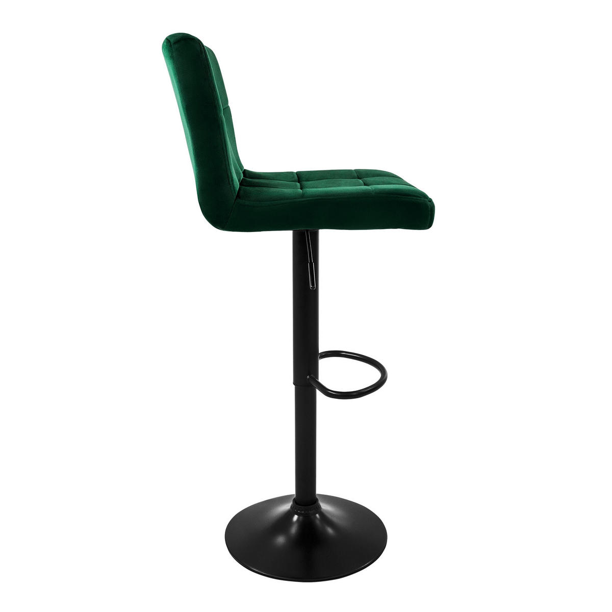BARHOCKER Samt grün 2er Set - Grün, Metall (50/112/45cm) - ML-DESIGN