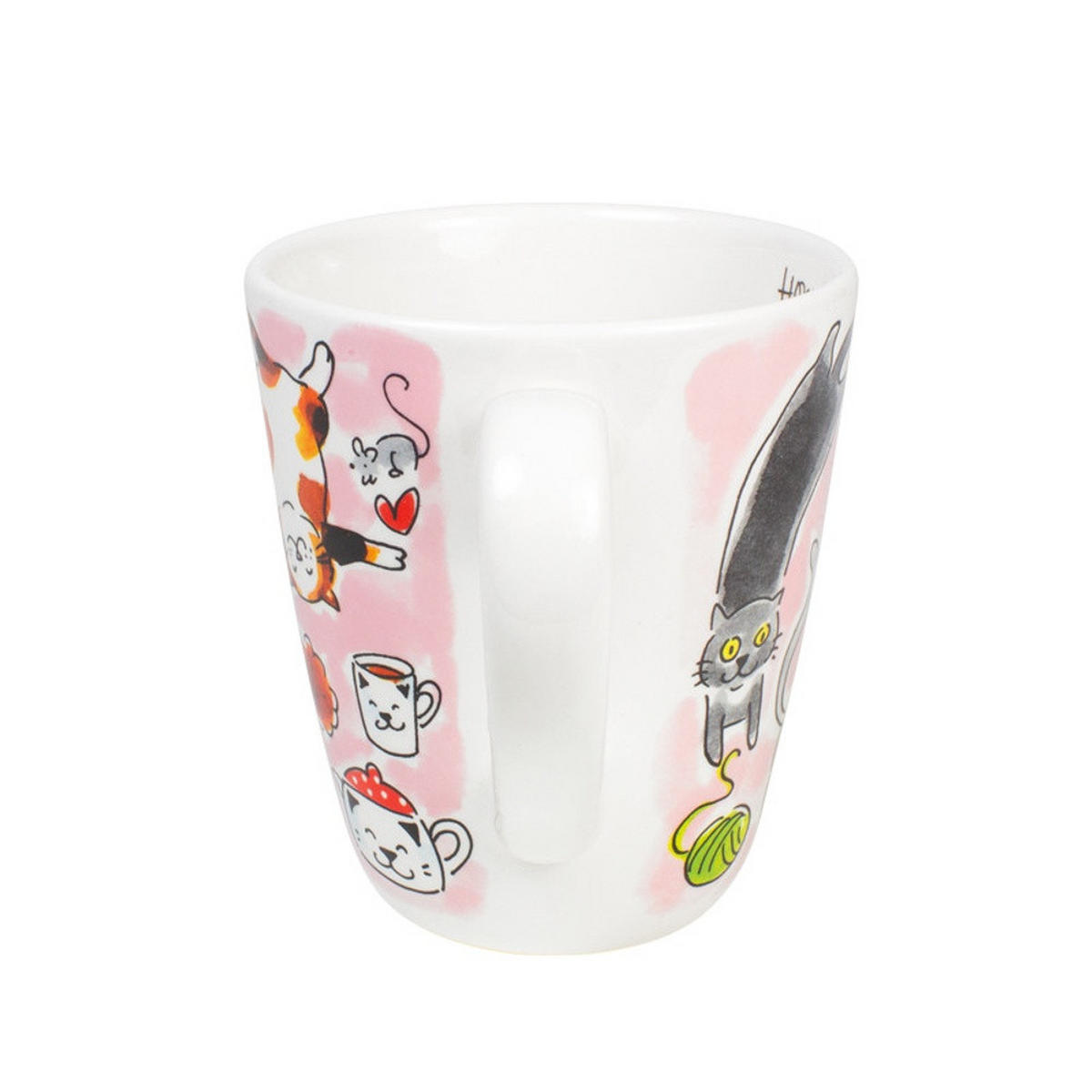 BECHER Katzenliebhaber in Bunt - 350 ml - Multicolor, Keramik (0.35L) - Blond Amsterdam