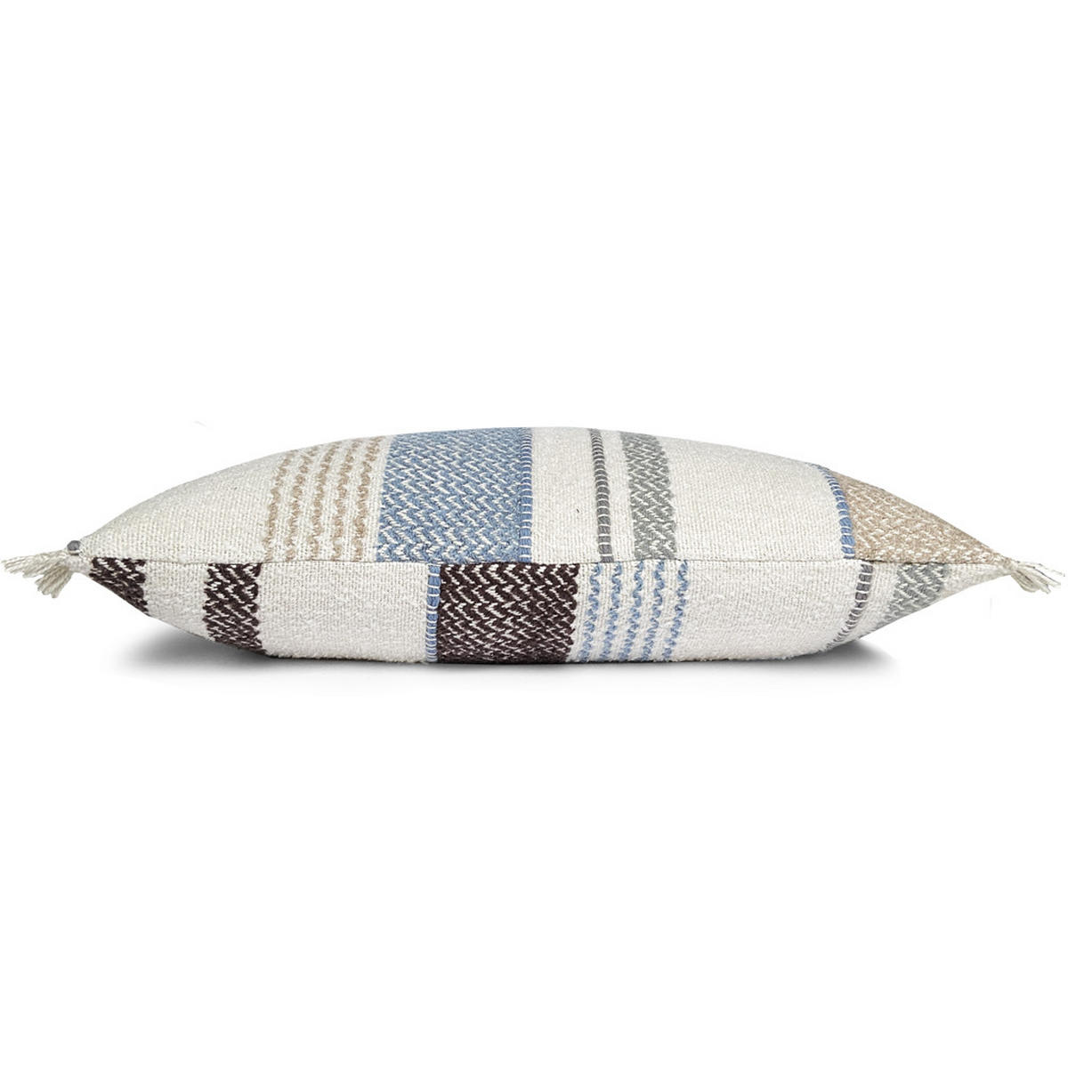 DEKOKISSEN Meerblick Bouclé mehrfarbig 37x70 - Blau/Multicolor, Textil (70/37/12cm) - Malagoon