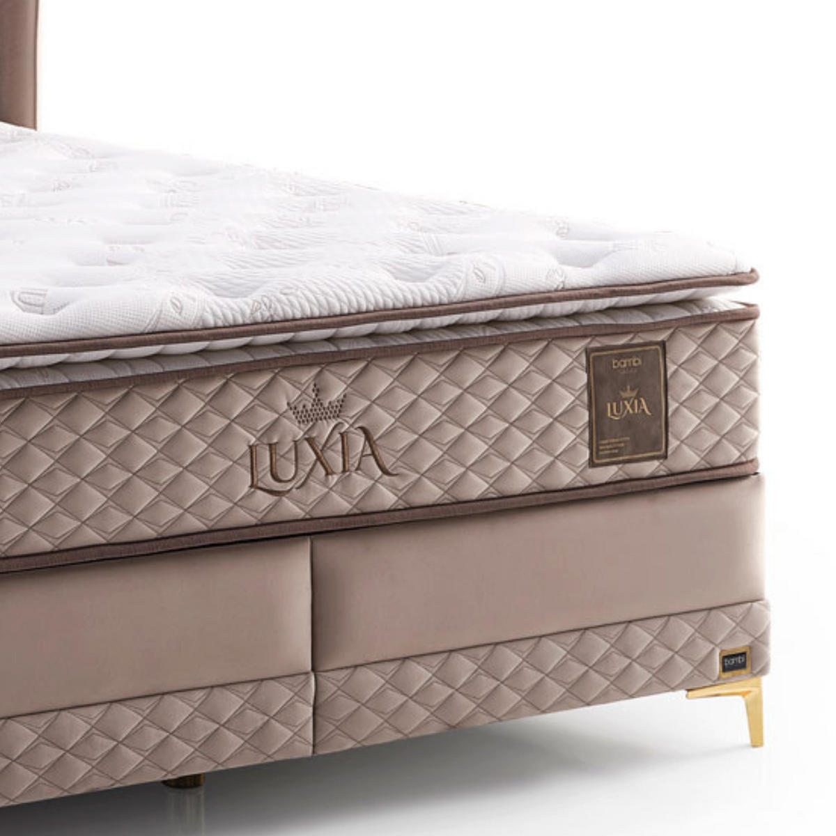 BOXBETT 180x200 Lüxia - Beige, Holz (180/200cm) - Bambi