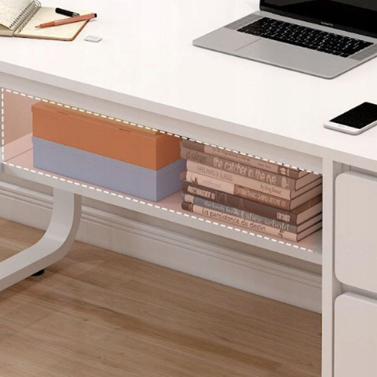 COMPUTERTISCH, weiß 100/50/73 cm - Weiß, Holzwerkstoff (50/100/73cm)