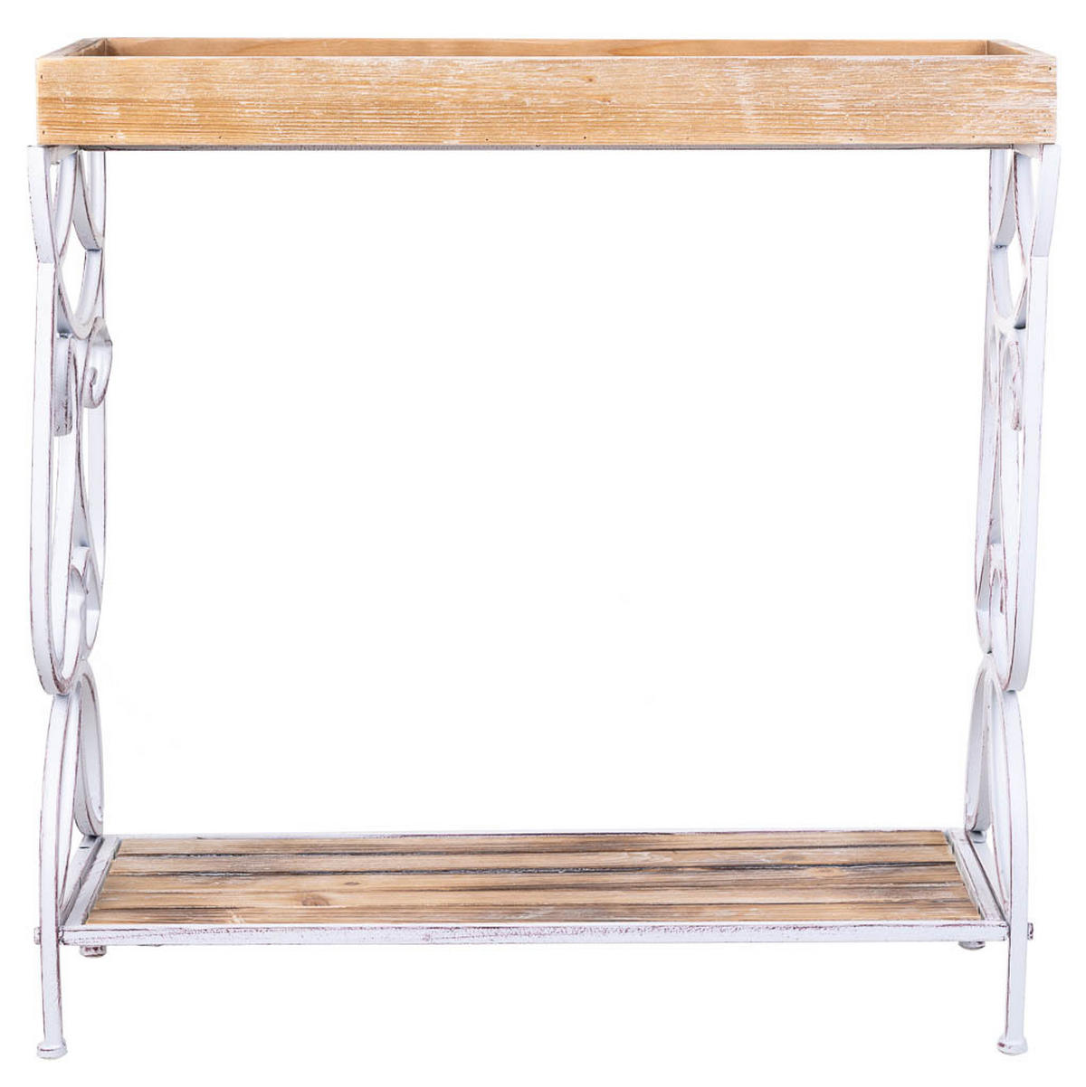 KONSOLENTISCH, grau, 71x31x70cm - Grau, Holz (31/71/70cm) - Wanderlust