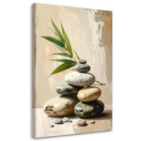 LEINWANDBILD Zen und Orientalisch 40x60cm - Beige, Textil (40/60cm) - Feeby