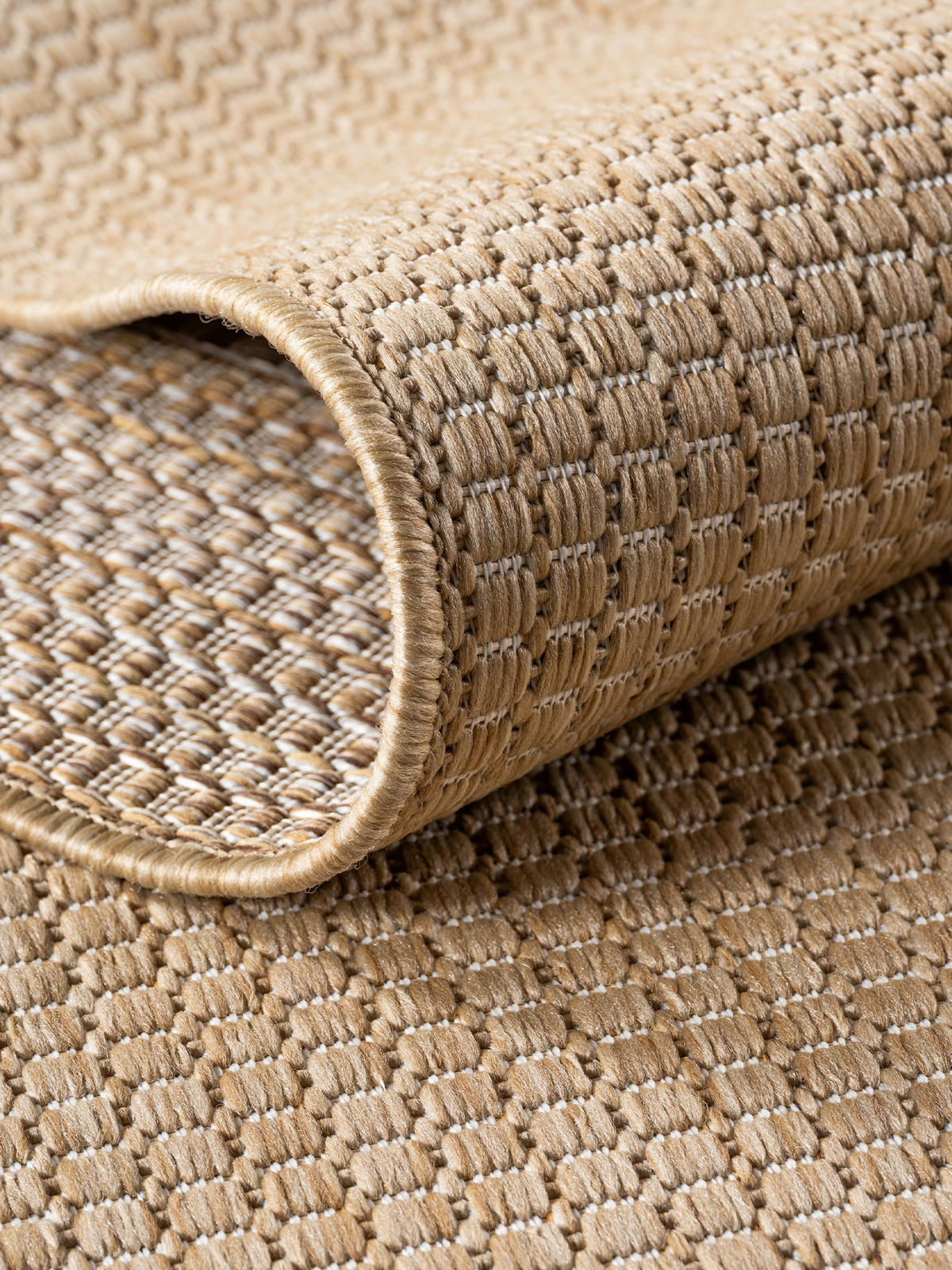 LÄUFER Outdoor, Fußbodenheizung-geeignet, VIGOLENO in Sand, 80 x 150 cm - Beige, Textil (80/150cm) - KADIMA DESIGN