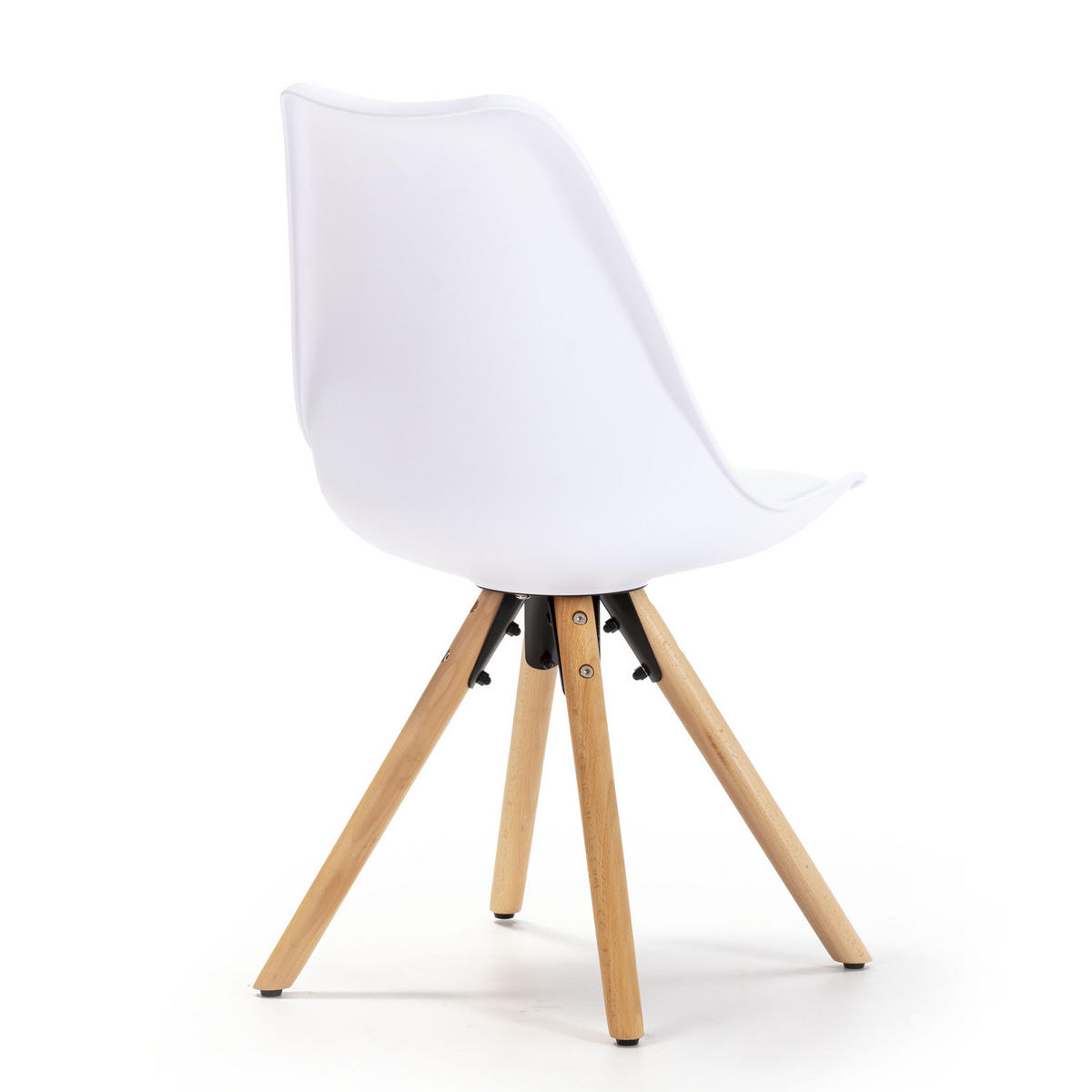 STUHL 2er-Set Jeff Weiß - Weiß, Holz/Kunststoff (49/84/54cm) - VS Venta-stock