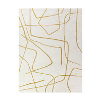 TEPPICH Designer weich gelb gelb - Gelb, Textil (200/290cm) - AFK Living