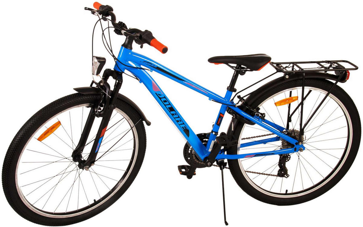 KINDERFAHRRAD Cross - Jungen - 2 Handbremsen - 26 Zoll - Blau - Blau, Metall (77cm) - TPFSports