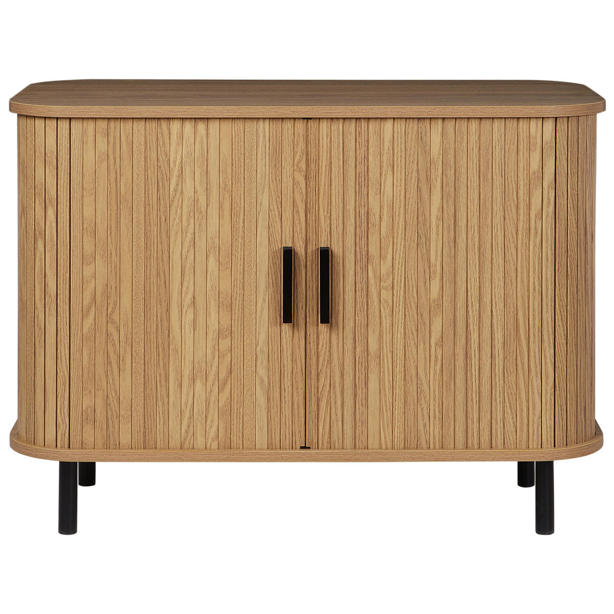 SCHRANK Braun Bradley - Braun, Holzwerkstoff (80/60/40cm) - Beliani