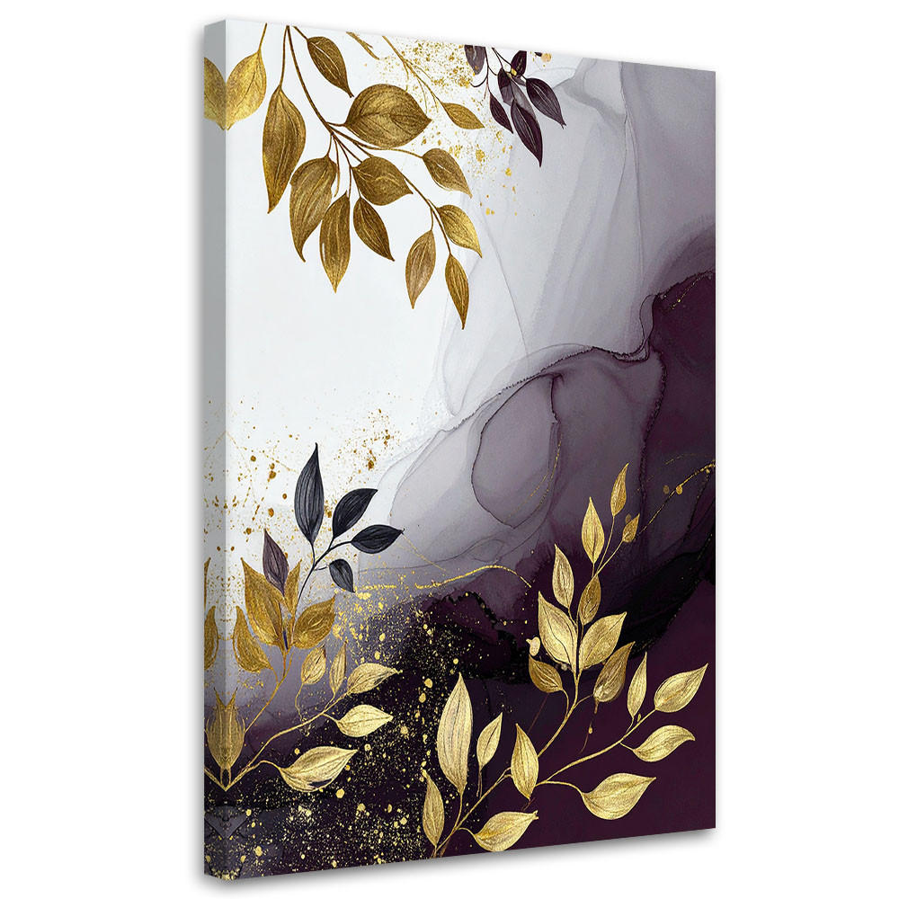 Feeby Leinwandbild, Lila 30x45 cm