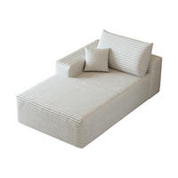 RÉCAMIERE DE-34752 linke Chaiselongue Weiß - Weiß, Textil (95/83/175cm) - ComfortXL