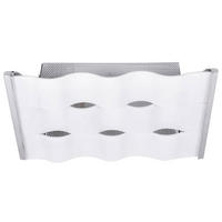 DECKENLEUCHTE Metall Weiß Opalglas - Weiß, Glas (30/30/18cm) - Globo Lighting