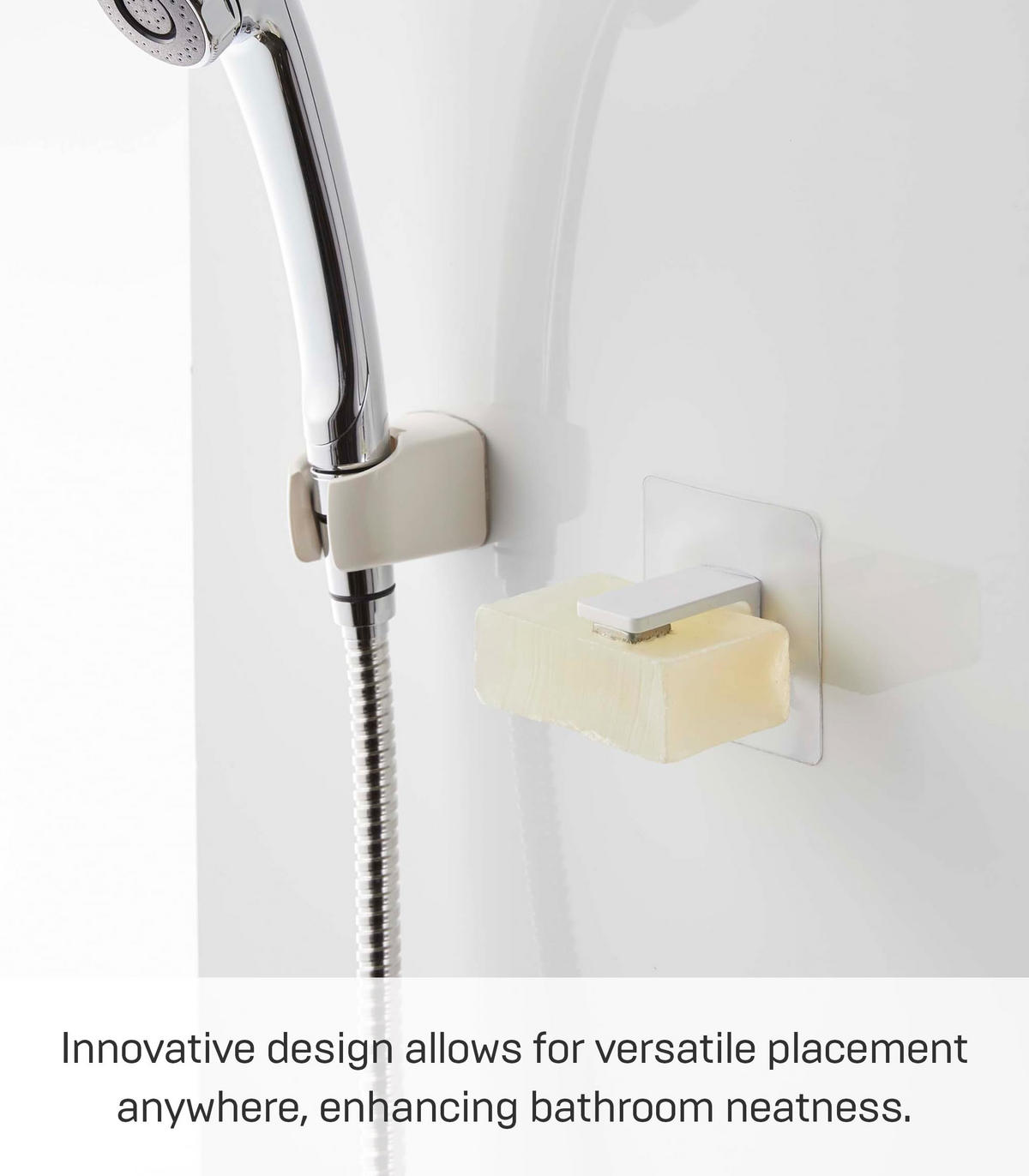 WANDSEIFENHALTER Magnet weiß 7/7/5,5 cm - Weiß, Kunststoff (7/7/5.5cm) - Yamazaki